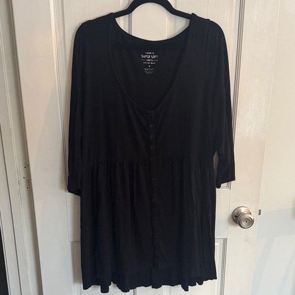 torrid Tops - Torrid Black Button Down Shirt